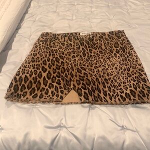 Frame denim leopard mini